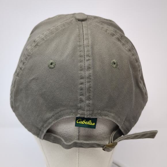 Cabela's Worlds Foremost Outfitters Slideback Baseball Cap Brown OS Adjustable - Picture 6 of 10